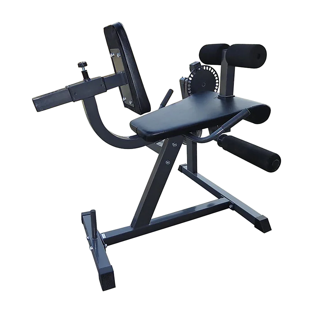 Adjustable black preacher curl bench for gym bicep workouts on white background