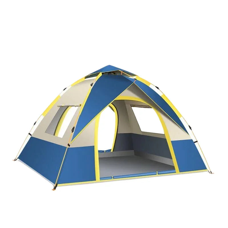 Large Camping Tent 210x200x135cm Two Doors Two Windows Outdoor Adventures