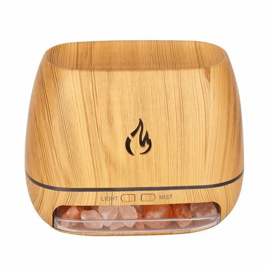 Wooden LED Flame Aromatherapy Diffuser - Flea Market