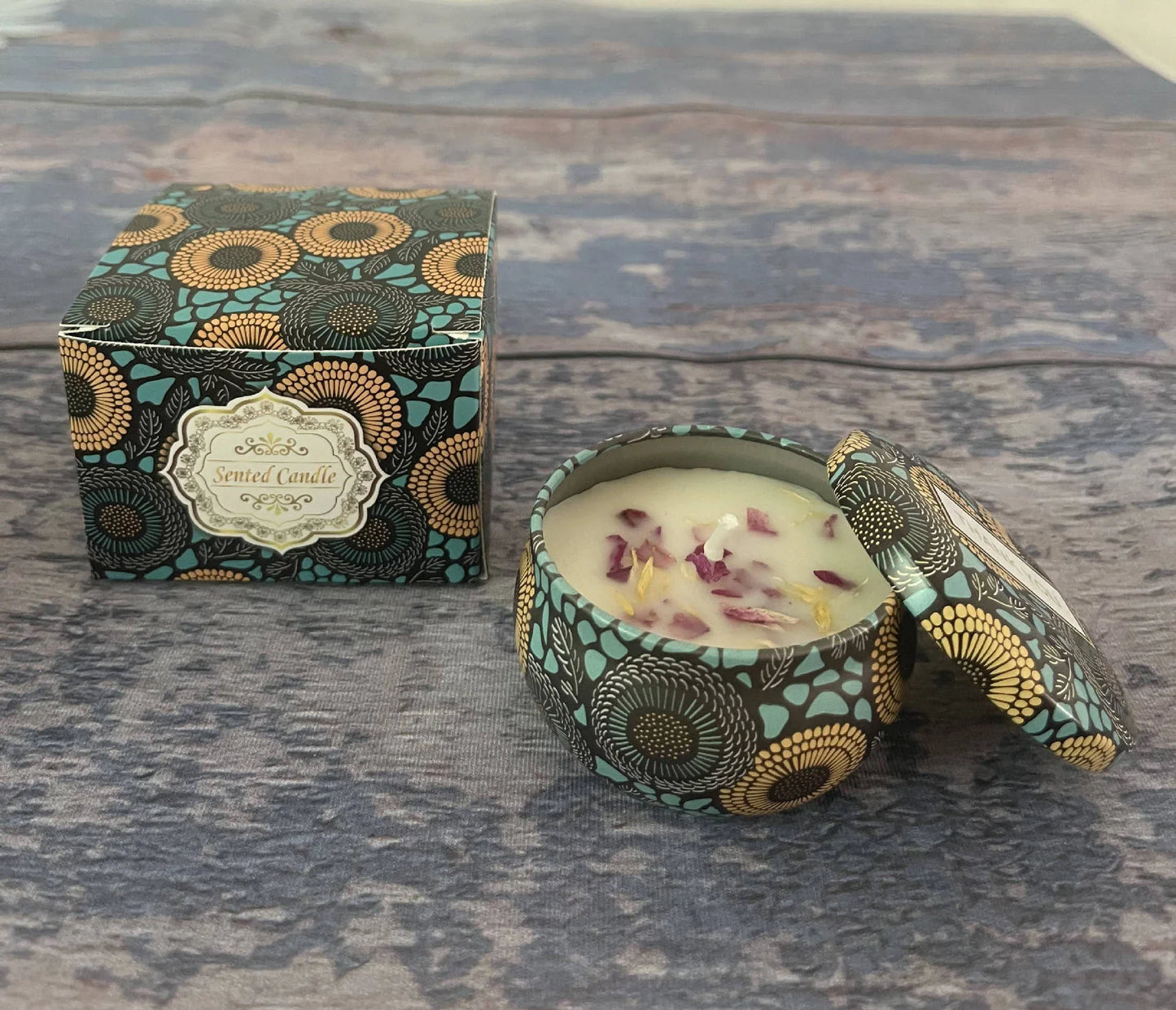 Small Scented Candle Set (Strawberry)- 4 Soy Wax Candles - Flea Market