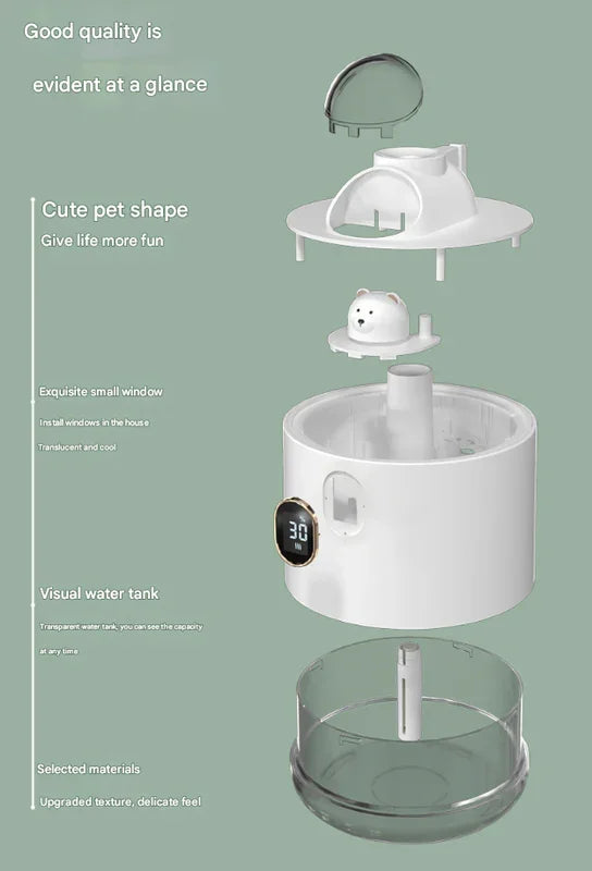 Green Astronaut Humidifier with LED Night Light - Flea Market