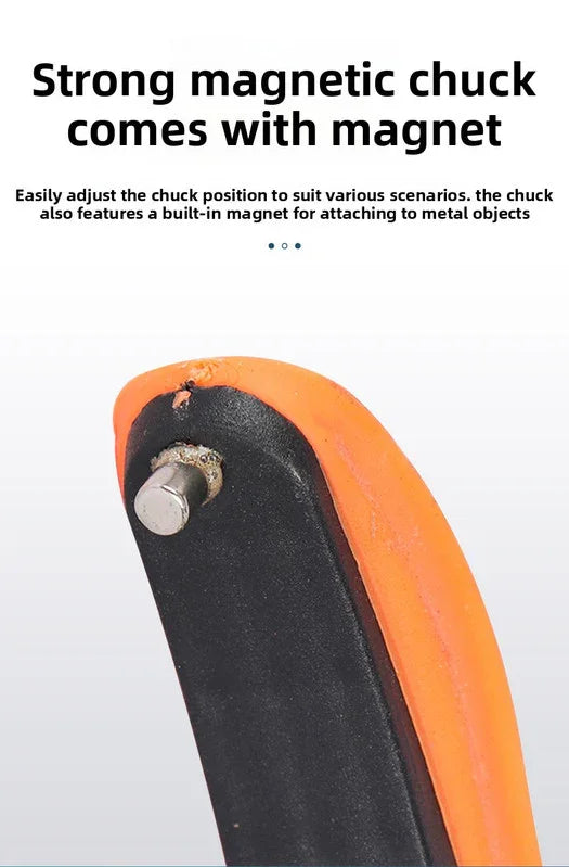 Grabber Reacher Tool 83cm Foldable - Magnetic Tip Litter Picker Aluminium - Lightweight Mobility Aid