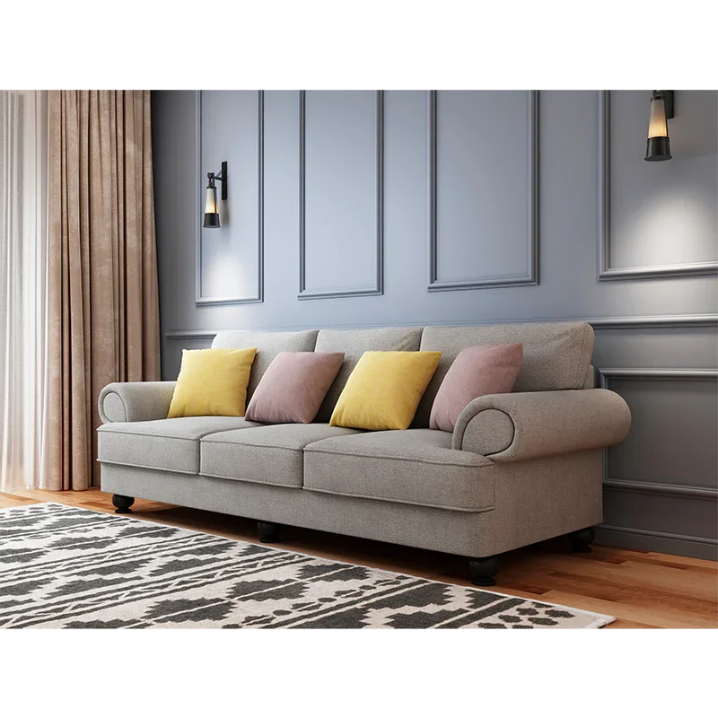 The Cloud Nine 3-Seater Sofa Grey - Flea Market