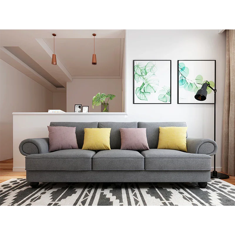 The Cloud Nine 3-Seater Sofa Slate Grey - Flea Market