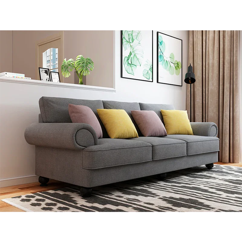 The Cloud Nine 3-Seater Sofa Slate Grey - Flea Market