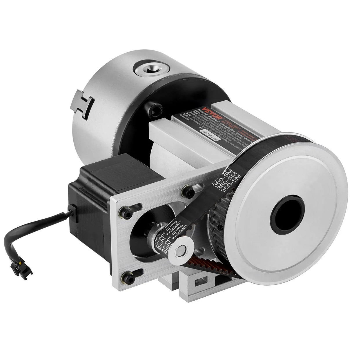 VEVOR Dividing Head 100mm 3-Jaw Chuck CNC 4th Axis Rotational