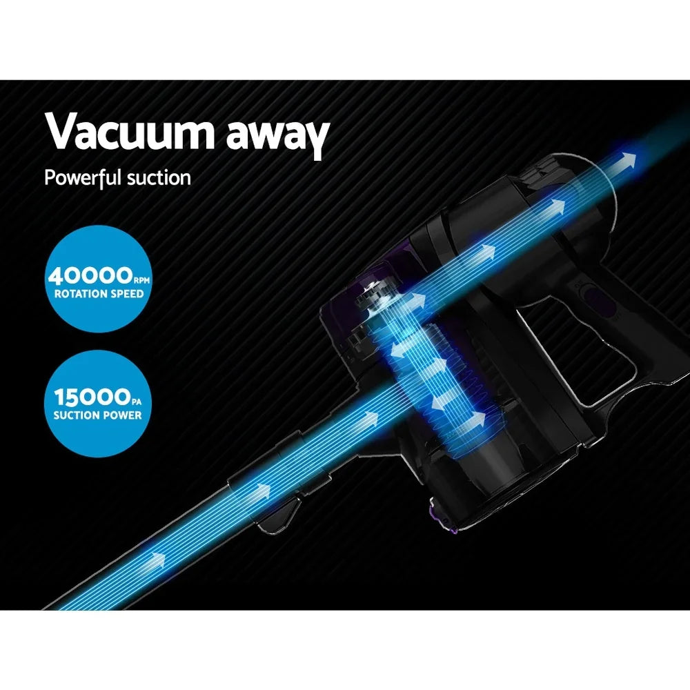 Devanti Stick Vacuum Cleaner Handheld Corded 450W Purple - Flea Market