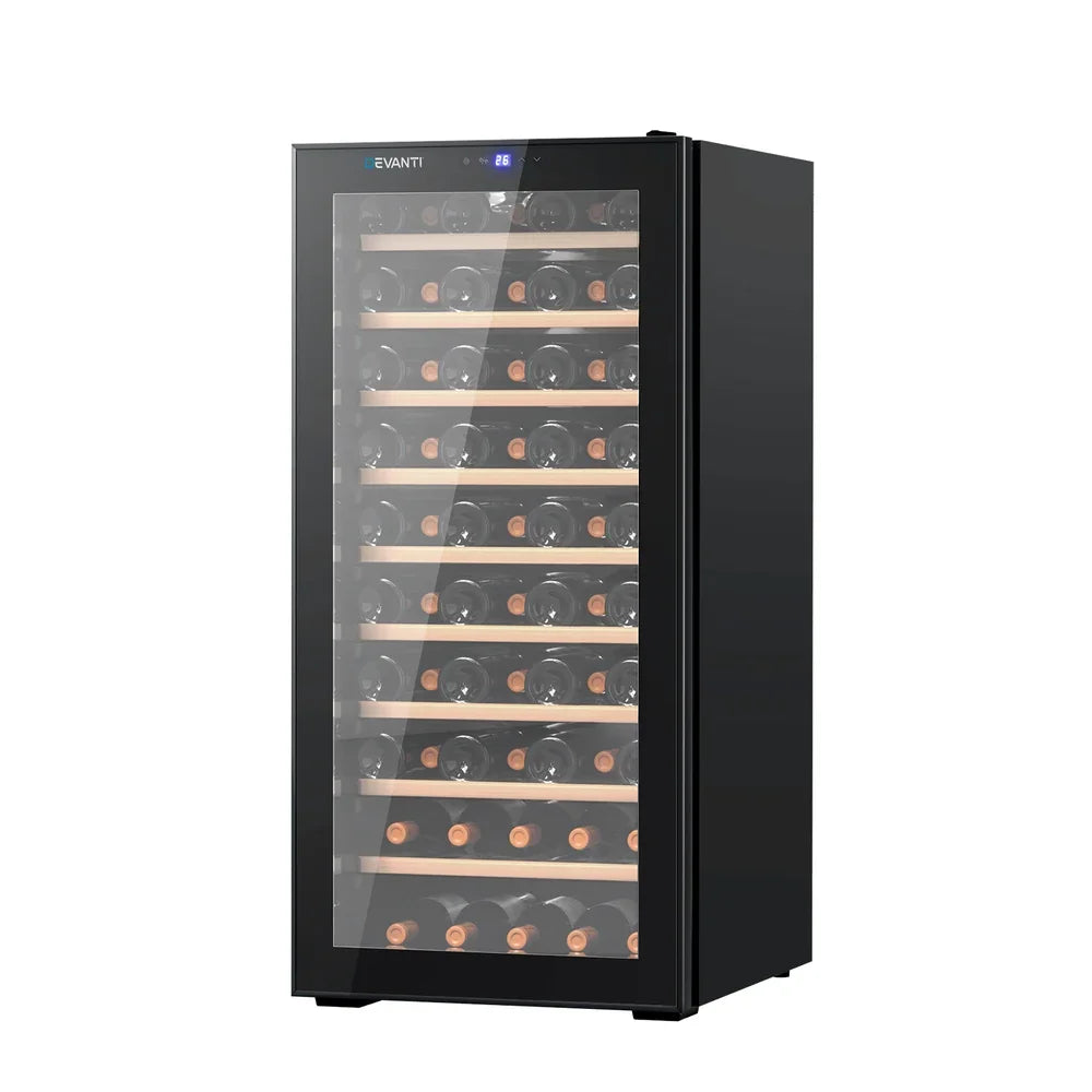 Devanti 66 Bottle Wine Fridge - Black