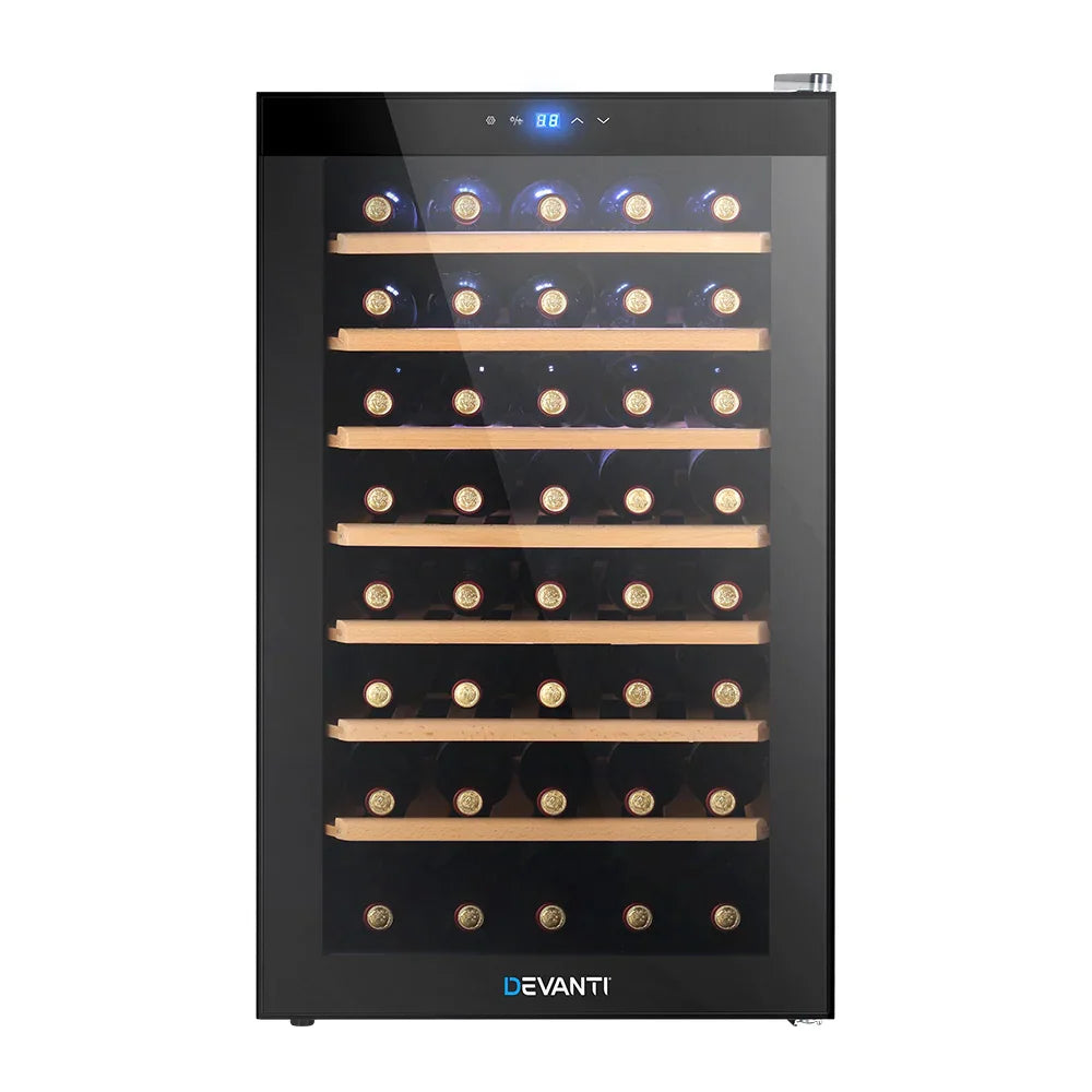 Devanti 51 Bottle Wine Fridge - Black