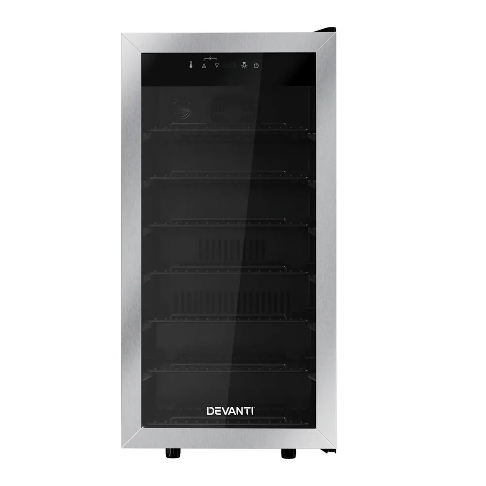 Devanti 42 Bottle Wine Fridge - Black