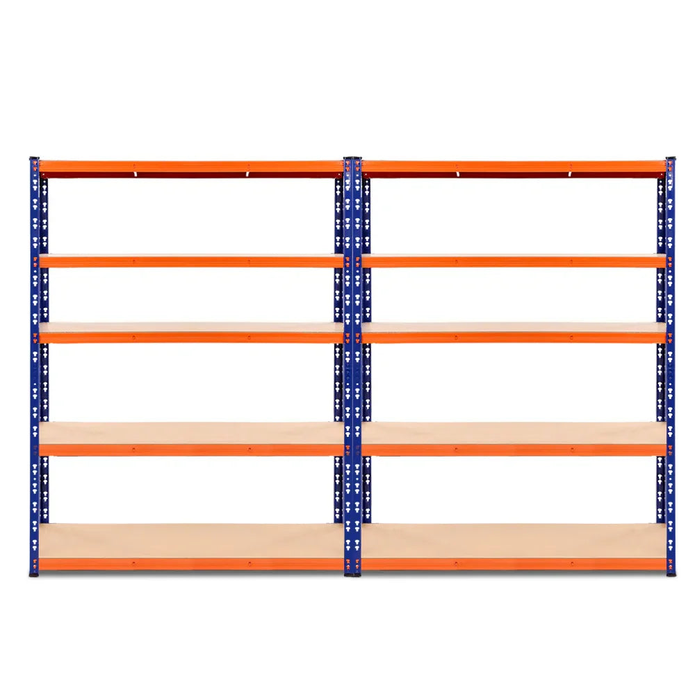 Giantz 2.4Mx1.8M Garage Shelving Warehouse Pallet Racking Storage Blue - Flea Market