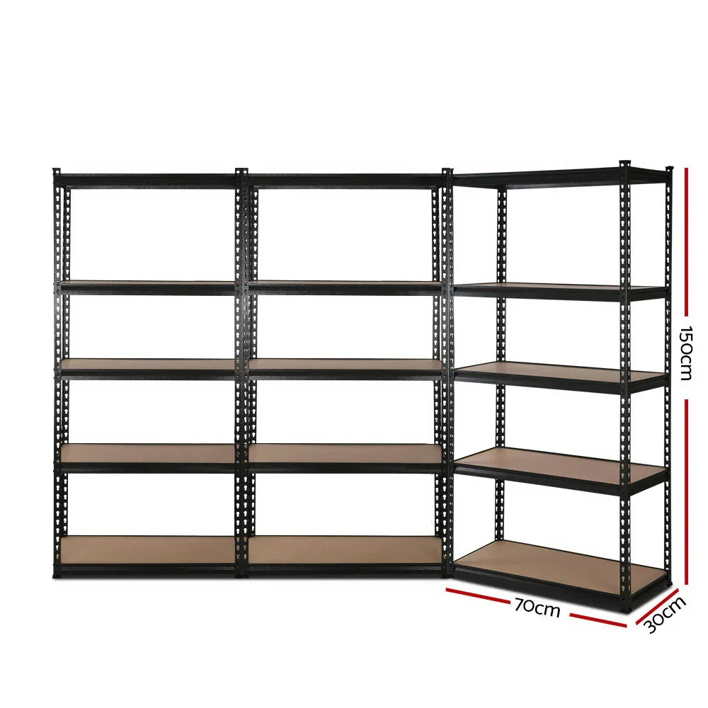 3x1.5M Warehouse Shelving Racking Storage Garage Steel Metal Shelves Rack | Free Shipping Australia - Flea Market
