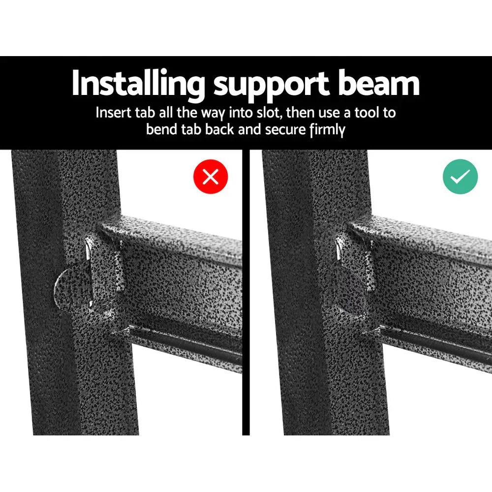 Giantz 3x1.5M Garage Shelving Warehouse Pallet Racking Storage Charcoal - Flea Market