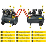 Giantz 50L Air Compressor Quiet 3.0HP Oil-Free 200L/Min Portable