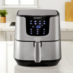 Devanti Air Fryer 7L LCD Fryers Stainless Steel - Flea Market