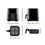 Devanti Air Fryer 7L LCD Fryers Black - Flea Market