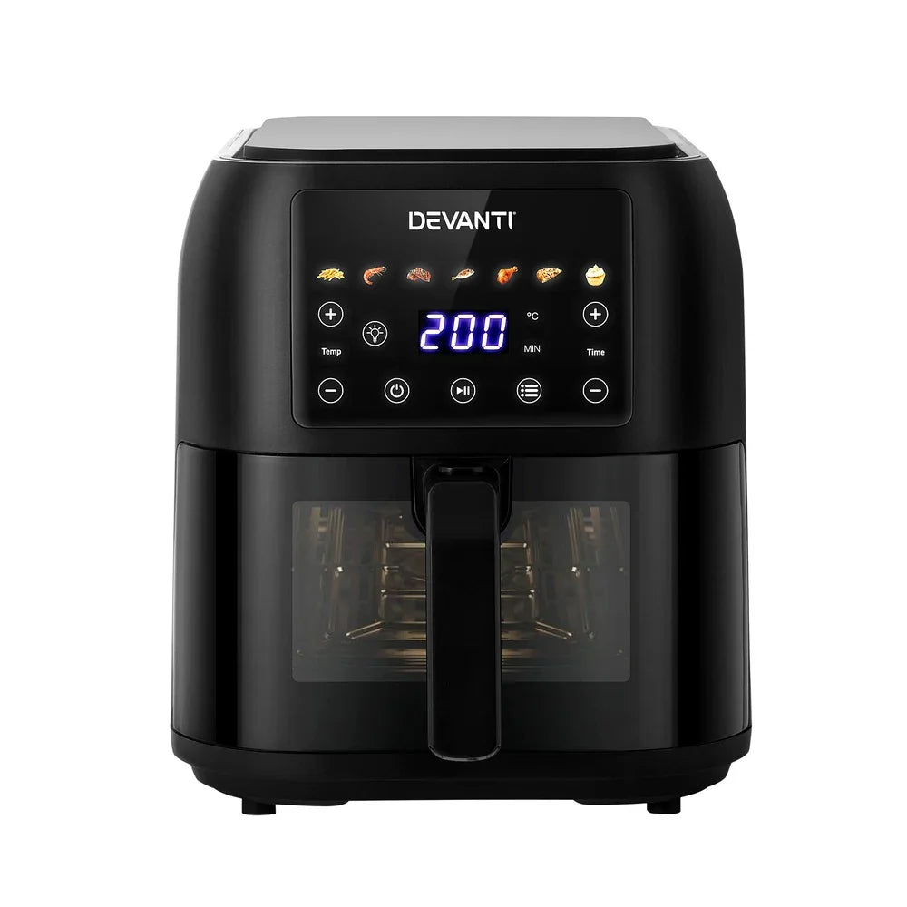 Devanti Air Fryer 8L LCD Fryers - Flea Market