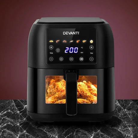Devanti Air Fryer 8L LCD Fryers - Flea Market