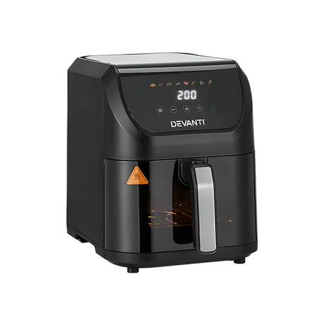 Devanti Air Fryer 5L W/ LCD Touch 1500W - Flea Market