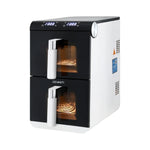 Devanti dual zone air fryer oven with digital display and two pull-out drawers