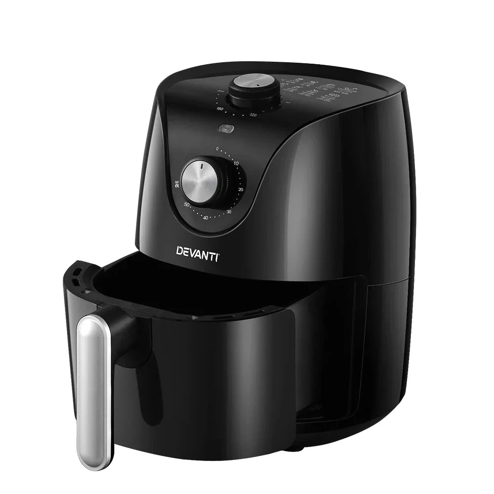Devanti Air Fryer 2.5L Knob Fryers - Flea Market