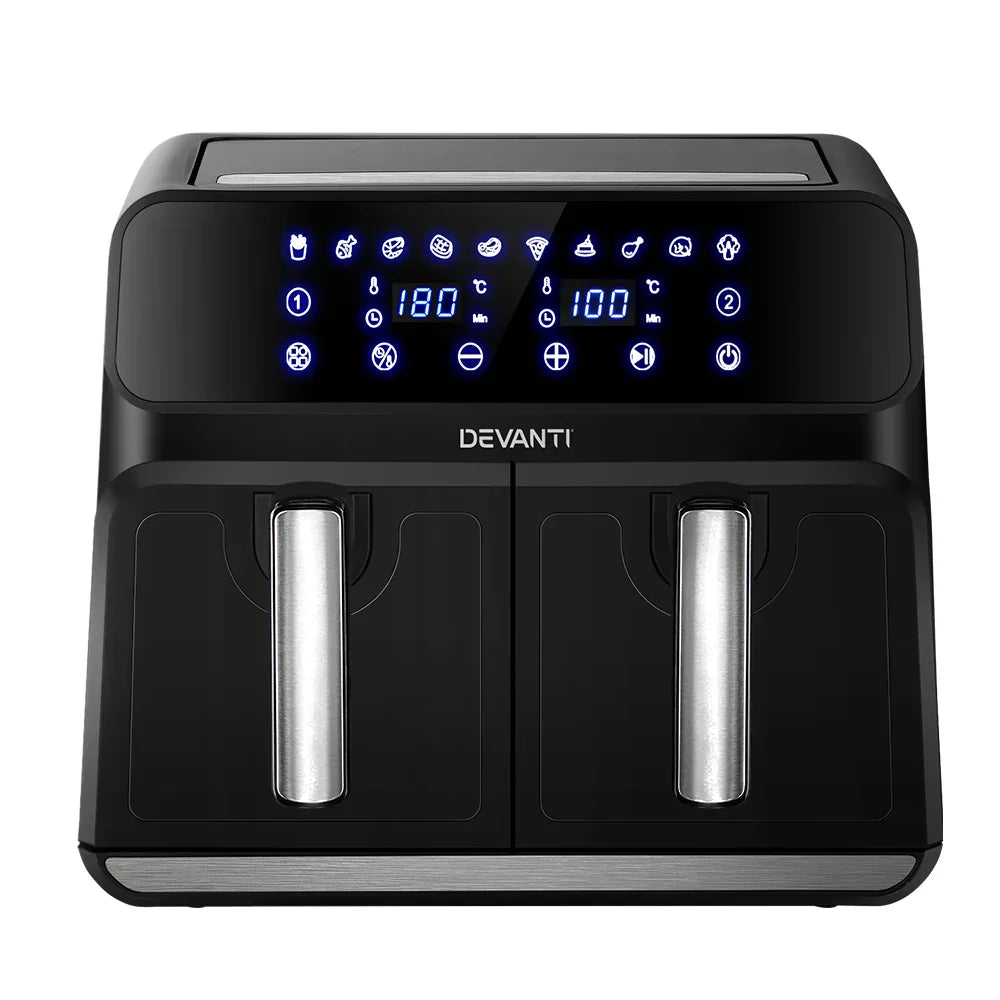 Devanti Air Fryer 8L Dual Zone Fryers - Flea Market