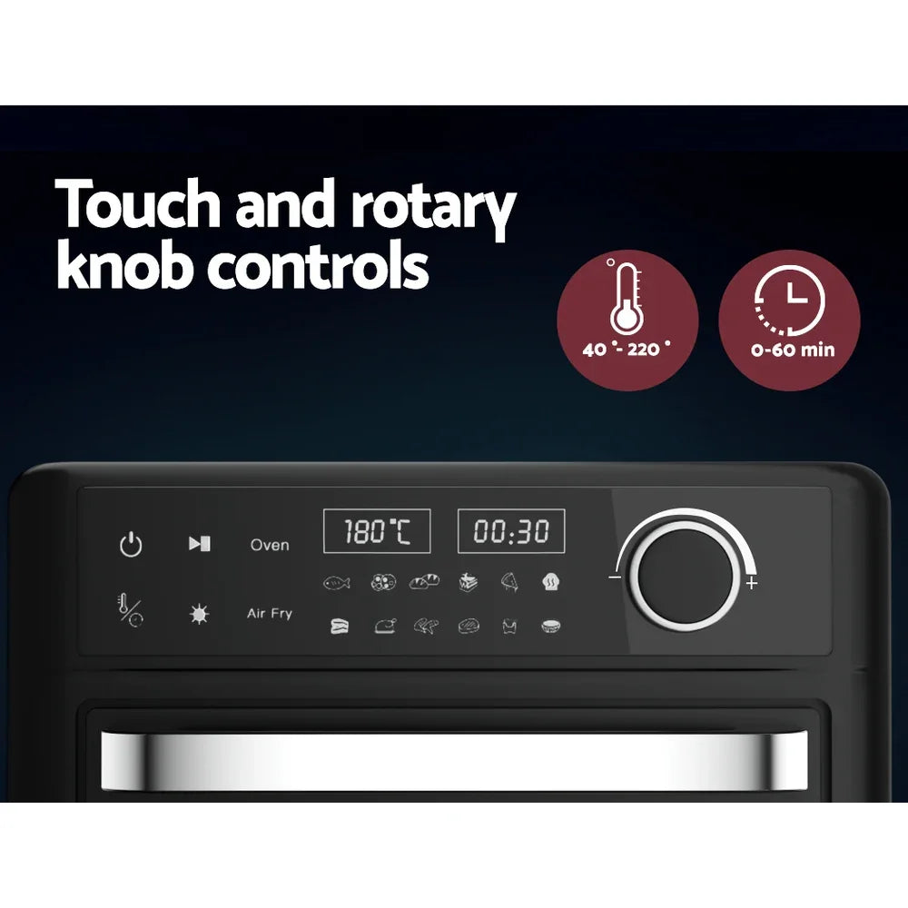 Devanti Air Fryer 15L LCD Fryers Oven - Flea Market