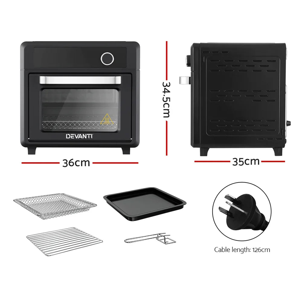 Devanti Air Fryer 20L LCD Fryers Oven - Flea Market