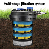Pond Filter 10000L/H External Canister UV Sterilizer 25L - Giantz