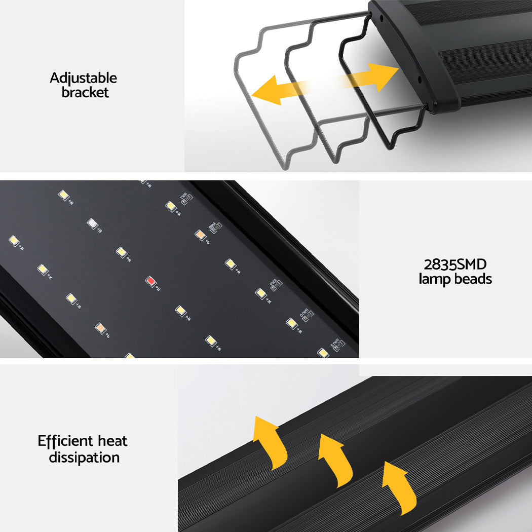 Aquarium LED Light 120cm Full Spectrum Plant Fish Tank 5-Colour - i.Pet