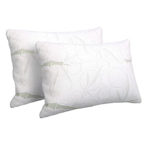 Giselle Bedding Memory Foam Pillow Bamboo Twin Pack - Flea Market