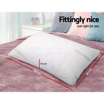 Giselle Bedding Memory Foam Pillow Bamboo Twin Pack - Flea Market