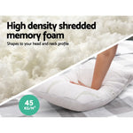 Giselle Bedding Memory Foam Pillow Bamboo Twin Pack - Flea Market