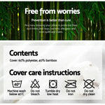 Giselle Bedding Memory Foam Pillow Bamboo Twin Pack - Flea Market