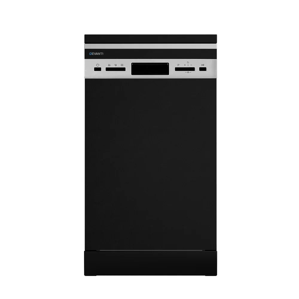 Devanti 10 Place Freestanding Dishwasher - Black