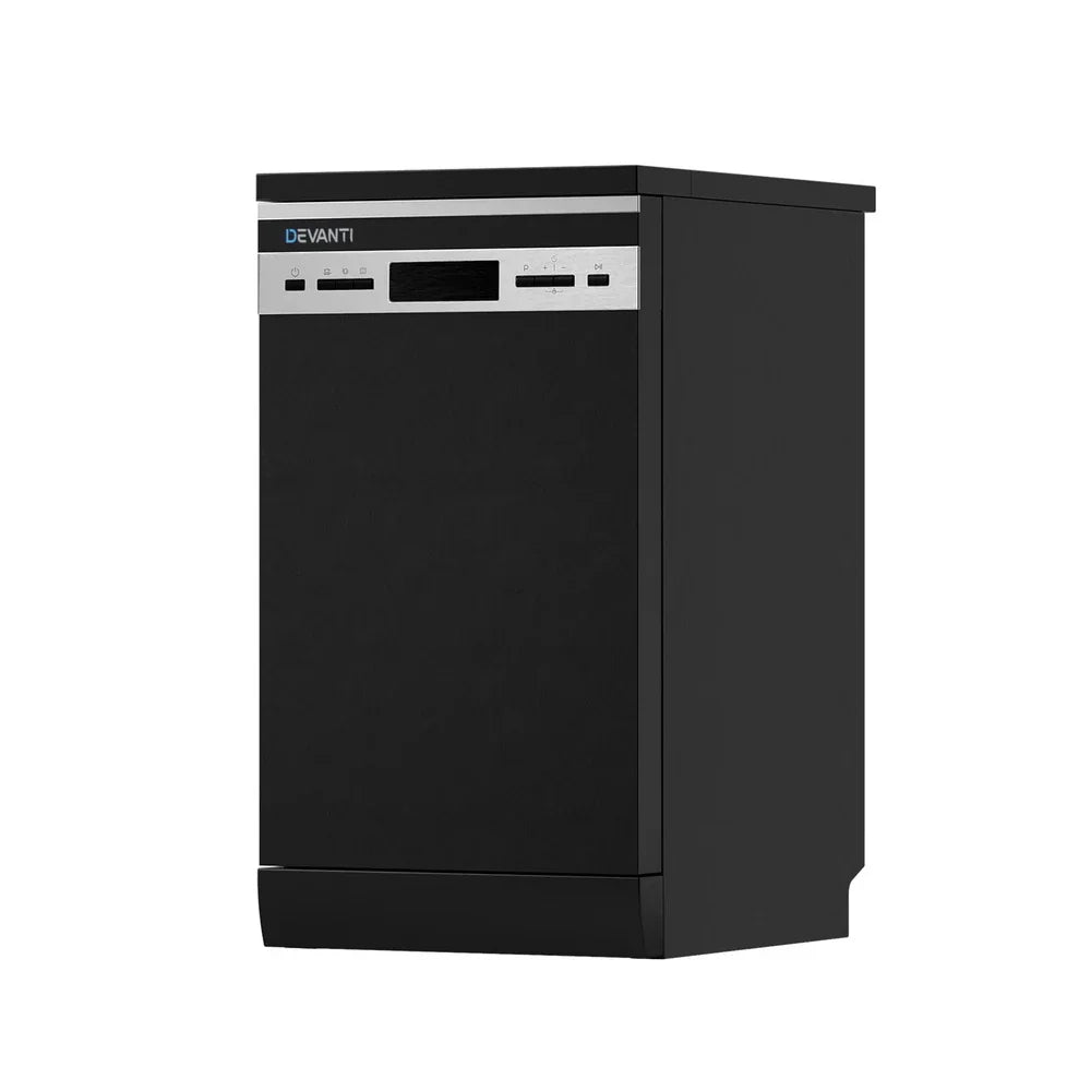 Devanti 10 Place Freestanding Dishwasher - Black