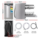 Devanti 10 Place Freestanding Dishwasher - Silver