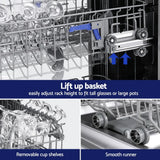 Devanti 10 Place Freestanding Dishwasher - Silver