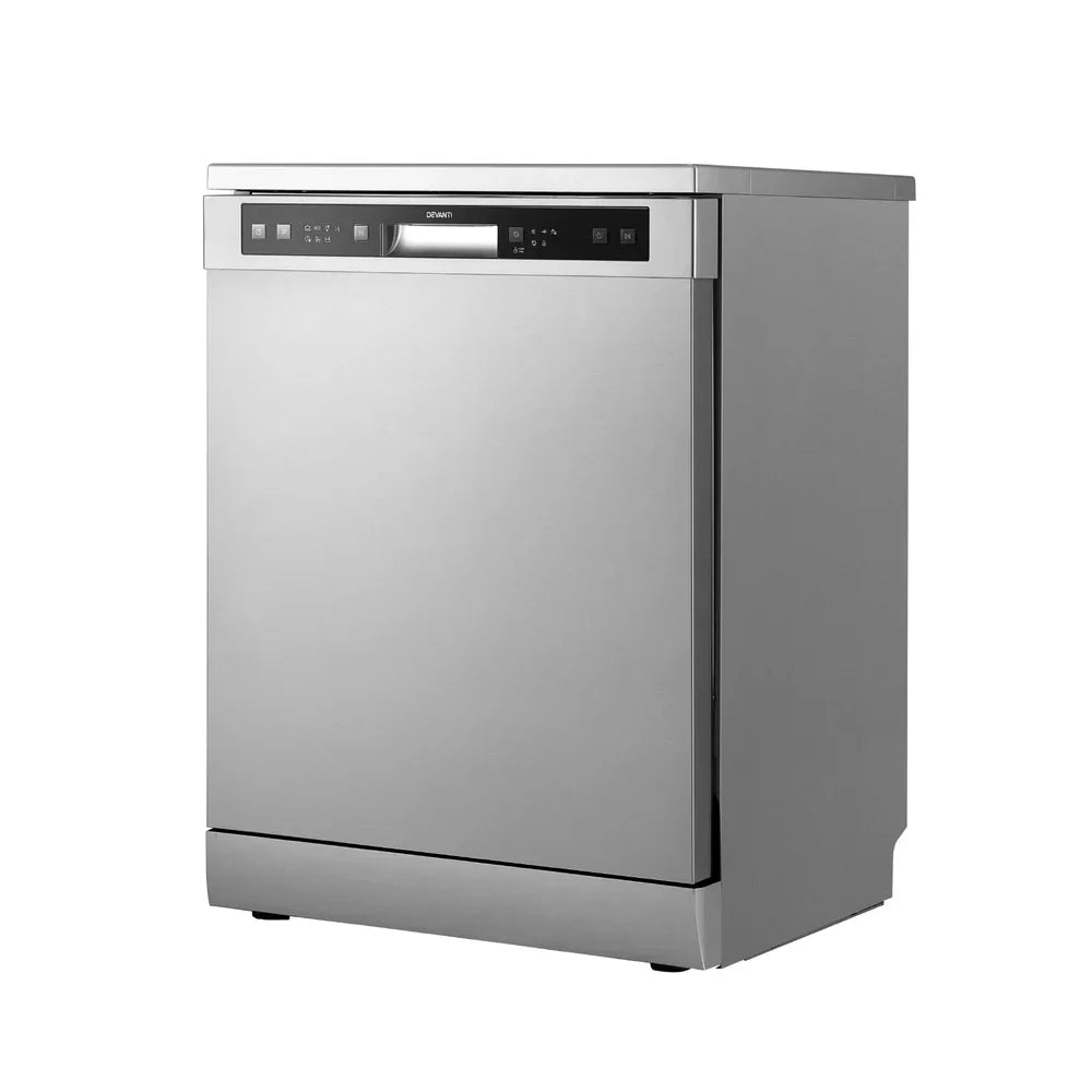 Devanti 60cm 14 Place Freestanding Dishwasher - Silver