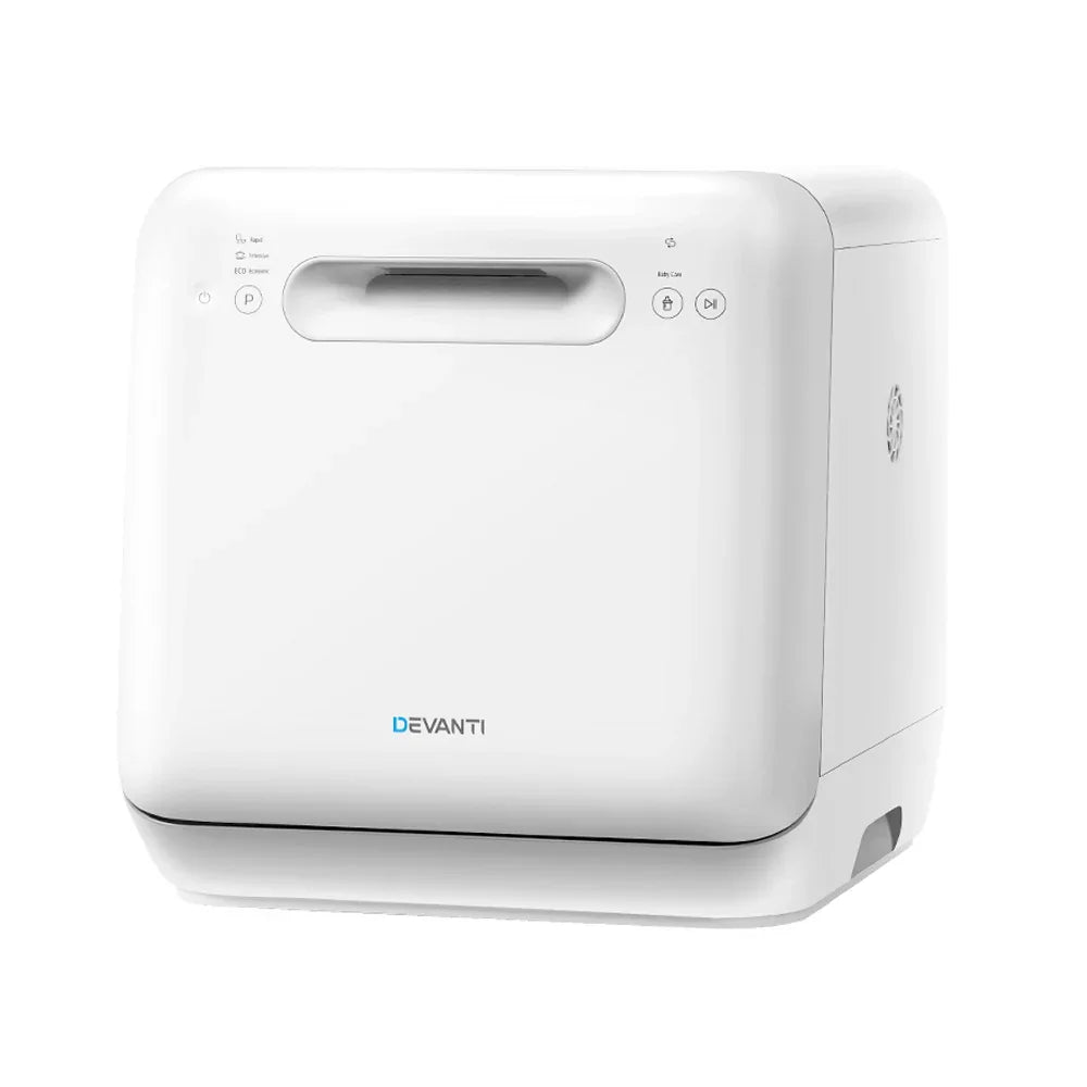Devanti 3 Place Benchtop Dishwasher - White