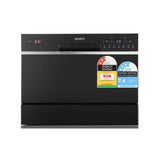 Devanti 6 Place Benchtop Dishwasher - Black