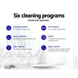 Devanti 8 Place Benchtop Dishwasher - Black