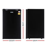 Devanti 110L Bar Fridge - Black