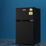 Devanti 85L Bar Fridge with Freezer - Black