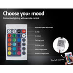 Remote control with 16 color options and lighting modes for customizable LED lighting