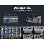 Giantz 48 Storage Bin Rack Wall Mounted Steel Board - Flea Market