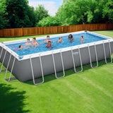 Bestway 640x274x132cm Steel Frame Pool - 19281L with Pump & Ladder