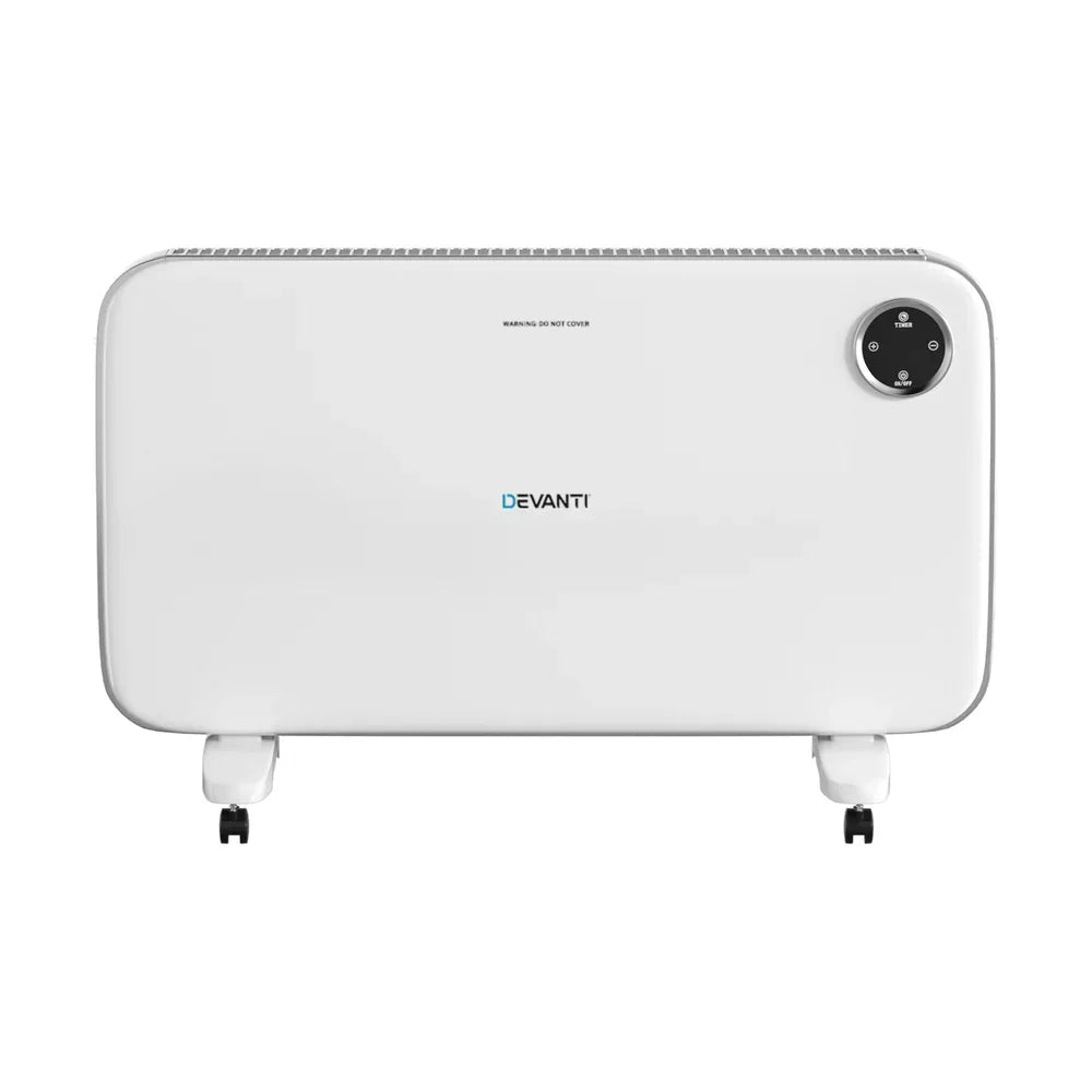 Devanti Electric Convection Heater Panel White 2000W - Flea Market