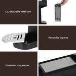 Devanti 20 Bar Coffee Machine Espresso Maker Black Cafe Barista Home