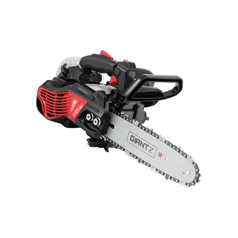 Giantz 25CC Petrol Chainsaw 10" Bar - Lightweight Chain Saw for Pruning & Cutting